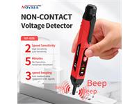 F-606 Non-Contact Voltage Detector：Easy Operation, Sensitivity Switching, Dark Mode, Energy Saving, and Low Voltage reminder [NF-606 NON-CONTACT VOLT DETECTOR]