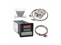 REXC100 Temp Controller + SSR-40DA Solid State Relay + Type K Thermocouple 1m Probe + Heat Sink . Input Voltage：100-240V. Universal Input. Output：SSR (3-32V). Alarm Mode：High Temperature Alarm (Adjustable) [BMT REX-C100 TEMP CONT+SSR+HS+TC]