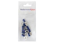 Ring Terminals Pre Packed Lugs • 10 per Pack • for Wire Range : 1.17 to 3.24 mm² • Blue [OYSTPAC 5]