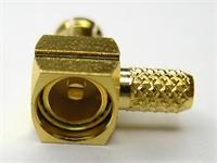 Coaxial MCX Male In-line Connector 50R Crimp for Cable : 2.6mm RG174 [29S201-302D3]