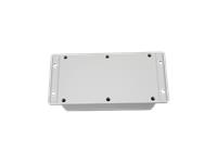 PLASTIC WATERPROOF ABS ENCLOSURE,225g,RATED  IP65 ,SIZE:158X91X46 MM WITH FLANGE +2CM PER SIDE ,3MM BODY THICKNESS , IMPACT STRENGTH RATING IK07 ,BOX BODY AND COVER FIXED WITH  STAINLESS SCREWS ,SILICONE FOAM SEAL, LUG FOR CIRCUIT OR DIN RAIL TRACK . [XY-ENC WPP7-01 MSF]