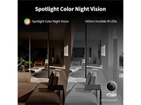 Aqara Indoor/Outdoor WiFi 2.4GHz Security Camera 2K, Res:2304×1296 (3MP), AI Detection, 140° FOV & Wide-Angle f/1.8 Lens, Spotlight, 2-Way Audio, Color/IR Night Vision, PWR:5V1A, Storage:Micro SD Card Slot Max 512GB, Bluetooth, IP65 [AQARA CAMERA G100 SELECT]