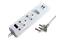 Flash surge multiplug adaptor 3WAY 2X16A 1X6A Sockets - 2XUSB Ports 5V2.4A , MAX Surge current:13500A , Surge protection:3.6KV , Cable length:50CM , IP20 [FLSH XH-SAS212U]