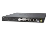 PLANET 24 PORT 10/100/1000T + 2 PORT 100/1000X SFP MANAGED SWITCH [GS-4210-24T2S]