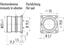 CIRC CON M23 PANEL MALE FRONT MNT 12 POL SOLDR TERM GOLD CONTCT  CLOCKWISE 8A/150VAC IP67 [99-4607-00-12]