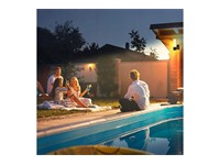 Ezviz Smart Security Wall- Light Camera 3MP 2.8mm Lens, 15m IR, Two-Way Talk , Auto Tracking, 2.4GHz & 5GHz Wi-Fi 6 , 780 Lumens, 3000K-5700K ADJ, 2K RES, Colour Night Vision, 100~240VAC, Siren , AI-Powered Human/Vehicle Shape Detection, IP65 [EZVIZ CS-EL3-R100-8C3WFL]