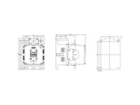 Power Contactor, AC-3e/AC-3 265 A, 132 kW / 400 V AC (50-60 Hz) / DC Uc: 220-240 V 3-Pole, Auxiliary Contacts 2 NO + 2 NC Drive: Screw Terminal [3RT1065-6AP36]