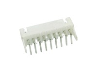 HDR Silver Right Angle PCB S/O Pole 9W 2.54MM [XY136-09RT]