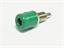 BANANA SOCKET PANEL MOUNT LONG SHANK 4MM 16A 60VDC [RC11 GREEN]