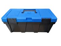 Tool Box + Tray 54cm L540 x W250 x H250 Black/Blue [TOOL BOX DY-TB-154-BLU]