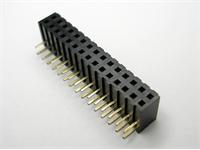 30 way 2.0mm PCB Right Angled Pins DIL Female Socket Header [627300]