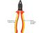 INSULATED COMBINATION PLIER 195MM SERRATED FLAT JAWS MINI BEVEL {PLR911} VDE 1000V [PRK PM-911]