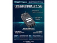 2 Wire Audio Intercom System with 12VDC Operatoion ( Entry Panel Only) [CEN POLO INTERCOM (ENTRY PANEL)]