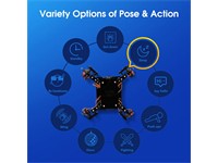 Four-Legged Bionic Spider Robot Kit for Coding, Walking, and Robotics Learning. 1pc 18650 Flat-top Battery not included (LC18650-TAG) [ACEBOTT ESP8266 SPIDER QD020]