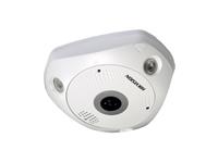 Hikvision DeepinView Fisheye Network Camera, 6MP Up to 15 m IR range, H.265+/ H.265/ H.264+/ H.264/ MJPEG, 1/2.5”CMOS, 2560 x 1920, 1.27 mm lens, build in microphone, V: IP67, IK10, IP67 [HKV DS-2CD6365G0-IVS]