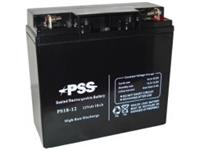 Rechargeable Battery 12V18AH (L=181 W=77 H=167mm) F3 Terminal ID:5.4mm for M5 Bolt & Nut, 5.2KG [BATT 12V18 PSS]