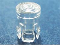 LED LENS CAP CLEAR FOR 3MM ROUND LED CHASSIS D = 4,4MM THICK =1,57-3,2MM [LC3-6]