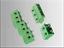 5mm Screw Clamp Terminal Block • 3 way • 20A - 250 / 750V • Straight Pins • Green [CLL5-3]