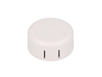 ABS Plastic Miniature Enclosure - Snap-Fit / Wall-Mount Round 45x20mm Unvented IP30 - White [1551SNAP11WH]
