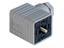 Valve Connector - Cube Female DIN43650-A - 2 Pole + Earth 16A 250VAC/VDC PG9 IP65 4 - 7mm OD Cable Entry GREY (931965106) [GDM2009 GY]