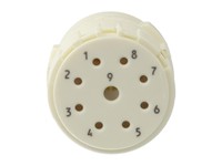 Circular Connector M23 Signal Female Crimp Insert CW- 9 Pole for 8x1mm/1x2mm Contacts - 8/20A @ 500VAC Max. [7003981102]