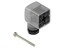 Valve Connector - Cube Female DIN43650-A - 2 Pole + Earth with Free Wheel Diode, Rectifier, Varistor + Yellow LED - 10A 24VAC/VDC PG11 IP65 4 - 11mm OD Cable Entry Black (934888148)(= GDML2011-LED24VR YE BK) [GDM21FB-V24-10D]