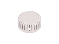 ABS Plastic Miniature Enclosure - Snap-Fit / Wall-mount Round 45x20mm Vented IP30 - White [1551V11WH]