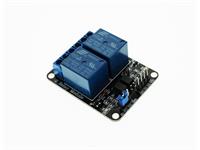 COMPATIBLE WITH ARDUINO 5V/10A 2CH RELAY MODULE WITH N/O AND N/C CONTACTS WITH OPTO ISOLATED I/P [HKD RELAY BOARD 2CH 5V]
