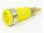 SOCKET P/M 4MM SAFETY BUILT-IN GOLD PLATED BLACK (972354103) [SEB2600G YELLOW]