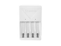 Battery Charger for 2 or 4 AA/AAA NiMH Batteries, Includes:4XAA NiMH 2100MAH Batteries, Charging Time:4-5HRS, 2Pin Euro Plug, 100~240VAC [BATT CHGR 57657 VARTA]
