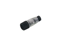 M12 A Field Wireable Straight 4 Pole Female Connector with Translucent Housing and Function LEDs Green / Yellow -Screw Terminal connection, 10 - 30VDC [E10136 IFM]