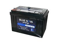 BLUENOVA LITHIUM IRON PHOSPHATE (LiFePO4) RECHARGEABLE BATTERY,OPV RANGE:11.6V~14.4VDC ,OVER-CURRENT PROT:300A,OVER VOLTAGE CUT-OUT:15.6V,UNDER-VLTG CUT-OUT:10.0V,CHARGE CURRENT:100A CONTINUOUS,BMS,EFFICIENCY 96-99%@C1 ,(318x165x215mm) ,IP56,12.5Kg, [BATT 13V104 LI-ION BLN]