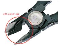 1PK-5101-C :: Heavy Duty Side Cutter with Safety Clip • 120mm • 105g [PRK 1PK-5101-C]