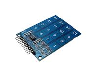 TTP229 16-WAY CAPACITIVE TOUCH SWITCH DIGITAL TOUCH SENSOR MODULE ,ONBOARD POWER INDICATOR.WORKING VOLTAGE: 2.4V-5.5V.PCB BOARD SIZE: 49(MM) X64.5 (MM). [BMT 4X4 DIGITAL TOUCH KEYPAD]