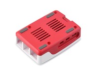 Official Raspberry PI 5B Enclosure Red/White with Fan & Heatsink [RASPBERRY PI 5B ENCL+FAN RW]