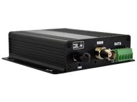 Single channel 8-bit uncompressed video receiver; ST connector; single fibre; stand-alone; 2km Multimode; 850/1310nm; with bi-directional data (RS485/422) [BFR VRXD-040-SMM]