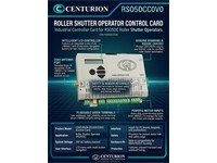 Centurion Systems Roller Shutter Operator Control Card [CEN RSO5DCC0V0]