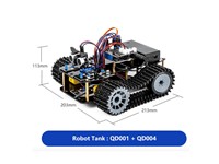 QD004 ROBOT TANK CAR EXPANSION PACK FOR QD001 ROBOT CAR KIT NOT INCLUDED. [ACEBOTT TANK EXPANSION PAK QD004]