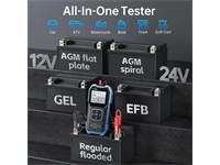 BTM-24 2000A CCA Multi-Function 12V/24V Car Battery Tester [FNIRSI BTM-24 CAR BATTERY TESTER]