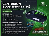 Centurion SD05 Smart T10 GDO Head Unit, AC Driven, Including Charger & 2x4-Button Nova Remotes, Excludes: CEN SD05BATKIT01 (SD05 SMART BATTERY BACK UP KIT 2x2.9AH) [CEN SD05 SMART (T10)]