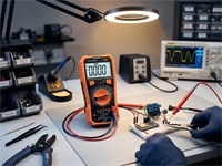 Digital Multimeter 31/2 Come With Holster [TOP T235]