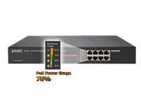 PLANET 8 PORT 10/100/1000Mbps 802.3at POE DESKTOP SWITCH [GSD-808HP2]