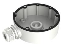 Hikvision Junction Box for Dome Cameras. Indoor/Outdoor, Hikvision White, Aluminium alloy material, Dimension Φ 111mm [HKV DS-1280ZJ-DM18]