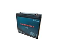 Lithium Ion Rechargeable Battery (LiFePO4) 12.8V 20AH 256Wh, High Cycle Life:<6000 at 80%DOD, Max Discharge Current:20A, Max Charge Current:20A, Built-In-BMS, End Of Discharge Voltage:10V, Screw Terminal, 181x77x167mm, IP56, 2.3Kg [BATT 12,8V20 COM]