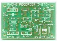 Tape Recorder Switch for Telephone Kit
• Function Group : Audio / Amplifiers etc. [KIT33]