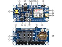 A Raspberry PI HAT Which Features Multi Communication Functionalities: GSM, GPRS, GNSS and Bluetooth. It Allows Your PI To Easily Make A Telephone Call, Send Messages, Connect To Wireless Internet, Global Position, Transfer Data Via Bluetooth And So On [WVS RASPBERRYPI GSM/GPRS/BT HAT]