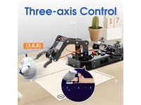 Based on an ESP32 Platform, This is a 4 DOF Robot Arm Kit with Servo Control for Learning Robotics, Coding, and Motion. Ideal for Stem Education [ACEBOTT 4DOF ROBOT ARM KIT QD022]