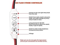 LED Dimmer Controller 3 Button for Single Colour 12V to 24V LED Lights, 14.4W [HKD LED MONO MINI CONTROLLER]