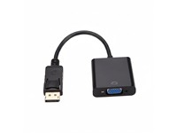 XFF Display Port Male To VGA Cable Adaptor, Plug & Play [XFF DP MALE TO VGA CABLE]