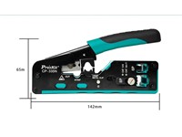 CAT.5/6/7 Modular Plug Crimping Tool 142mm - Parallel Crimping Action for Precise Crimping & Force Saving [PRK CP-335N]